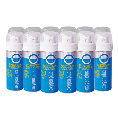 O+ canned oxygen mini 12-pack