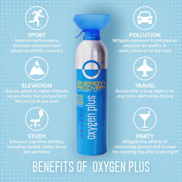 Oxygen Plus O | Biggi 6-pack - Portable Recreational Oxygen