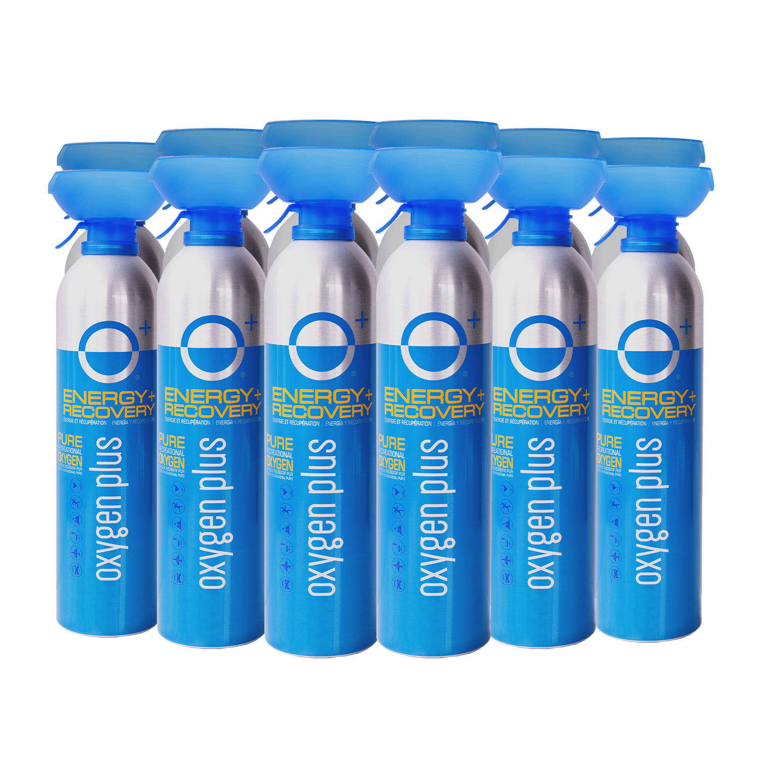 O+ Biggi – 12-pack – 11 Liters, 220+ Breaths Per Canister