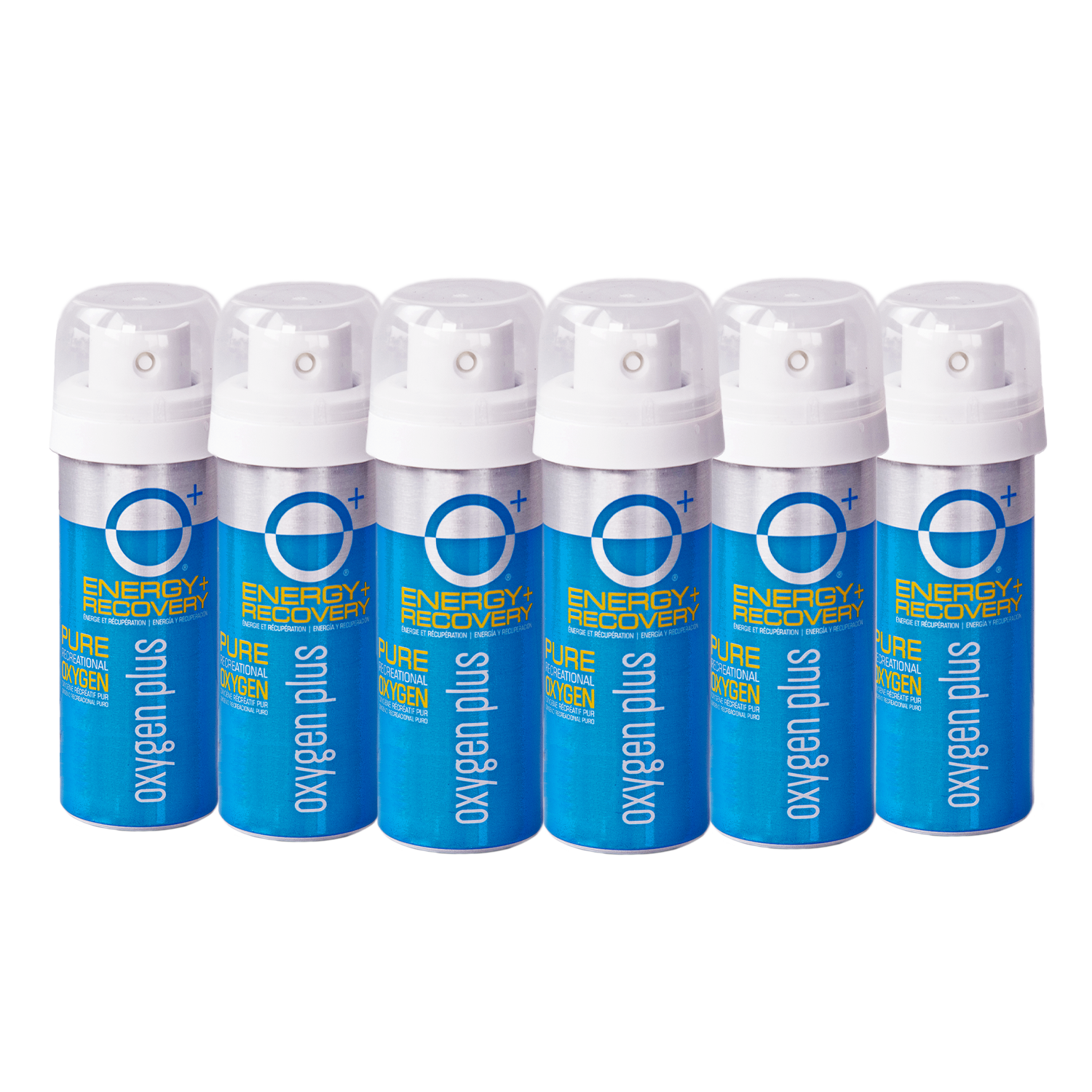 O+ canned oxygen mini 6-pack