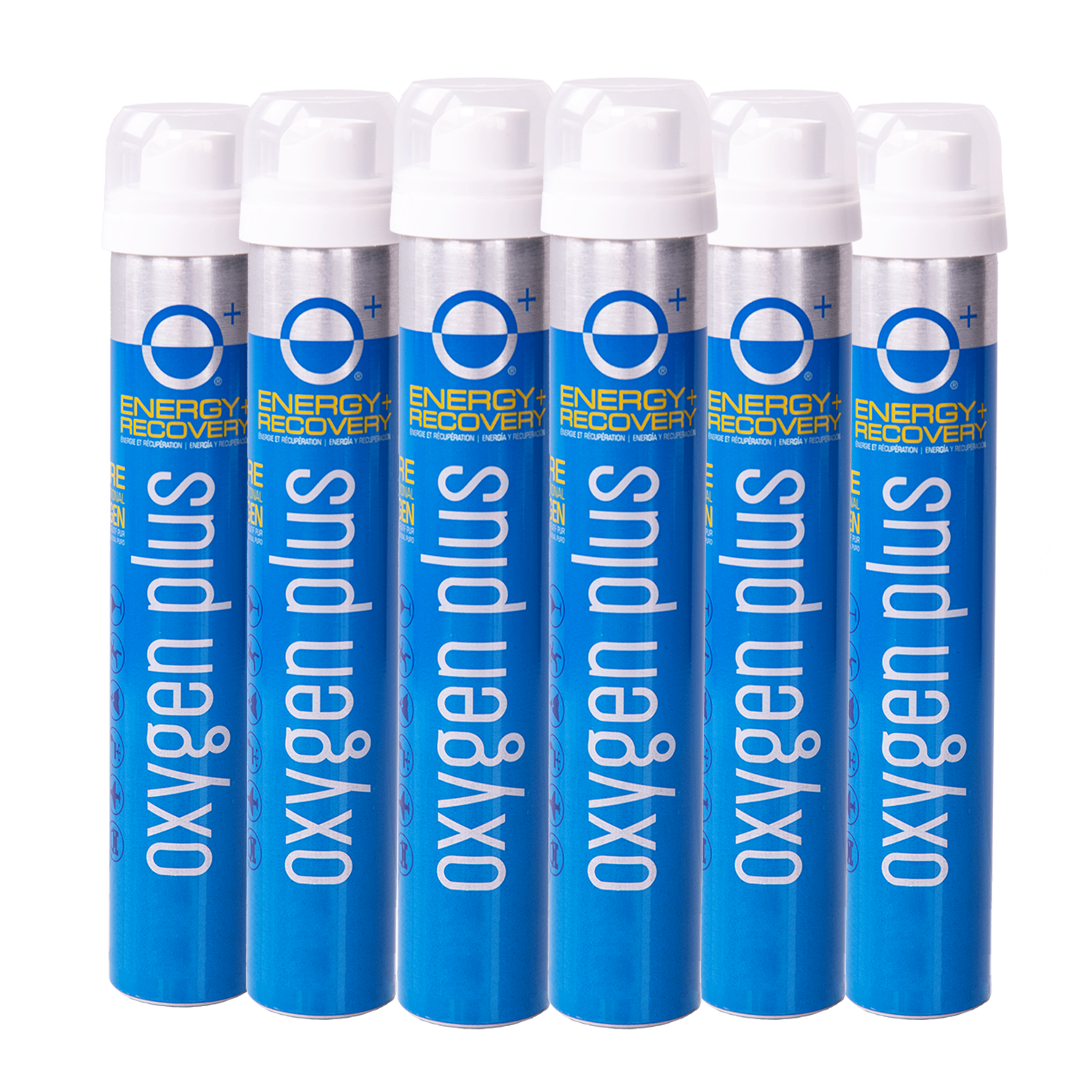 O+ Skinni – 6-Pack – 3.42 Liters, 50+ Breaths Per Canister