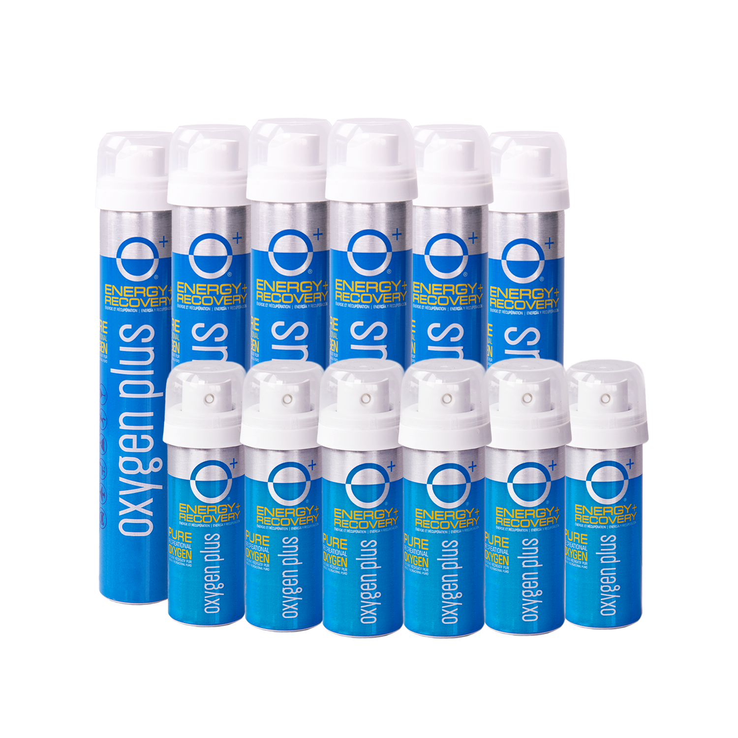 O+ canned oxygen study pack 6 O+ mini & skinni