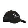 Oxygen Plus Black Baseball hat with logo embroidery